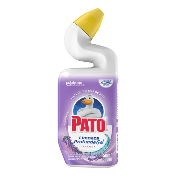 Limpador Pato Limpieza profunda Gel lavanda em garrafa