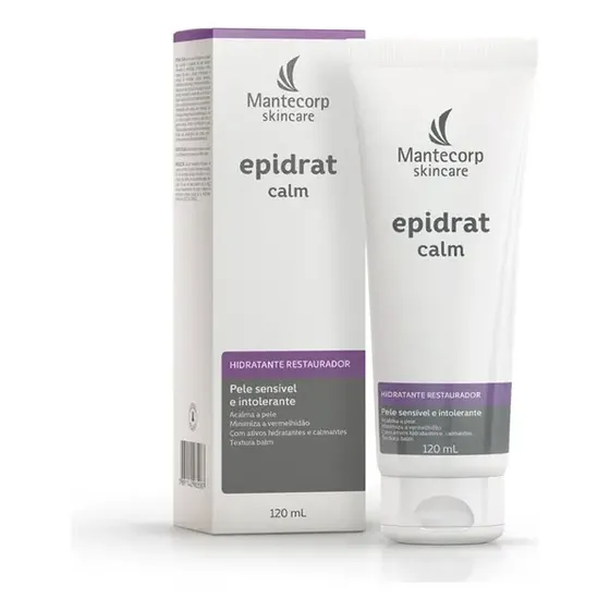 Hidratante Facial Epidrat Calm 120ml Mantecorp Skincare Momento de aplicação Dia/Noite Tipo de pele Todo tipo de pele