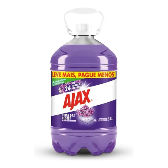 Limpador Ajax Festa das Flores Lavanda 3,8l