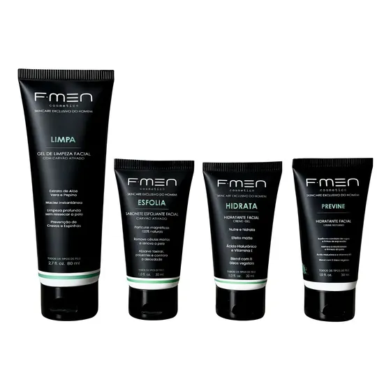 Kit Skincare Masculino - Essential Care Fmen