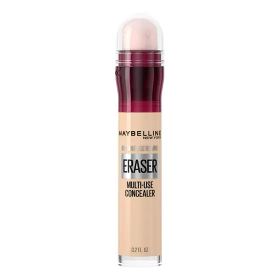 Corretivo Líquido, Multiuso que Corrige Olheiras e Linhas Finas, Contorna e Ilumina, Alta Cobertura e Fórmula Vegana, Cor 100 Ivory Instant Age Rewind Maybelline NY 6ml