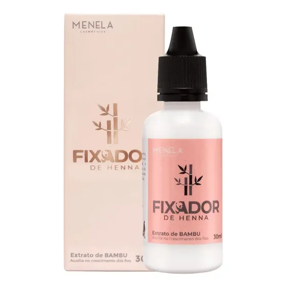Fixador De Henna Menela Para Sobrancelhas 30ml Profissional