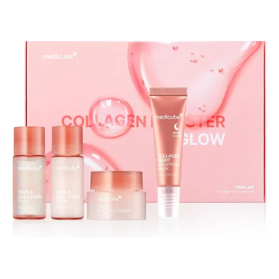 Kit De Teste De Colágeno Skincare Medicube Glass Skin Glow