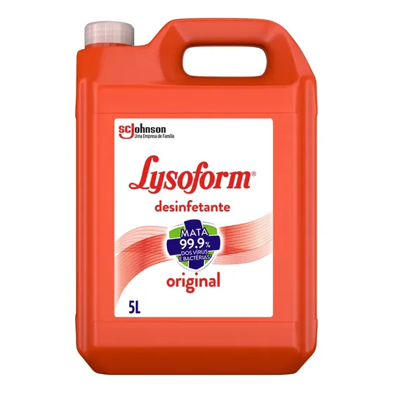 Desinfetante 5L Lysoform Líquido Original Desinfetante Casa para Limpeza Pesada