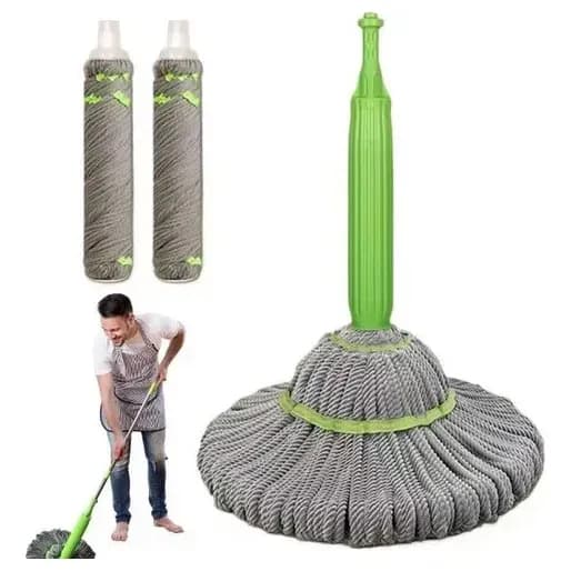 Mop Esfregão Giratório Limpeza Profissional  Microfibra