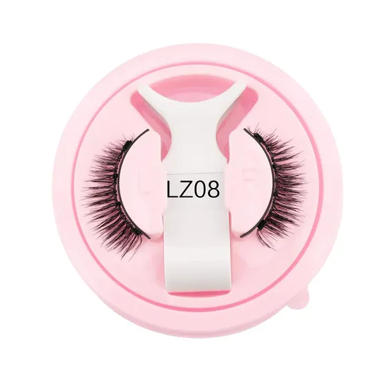 Lz08 Kit Cílios Postiços Magnéticos Maquiagem Reutilizável Natural Longo Cílios Magnético Lash