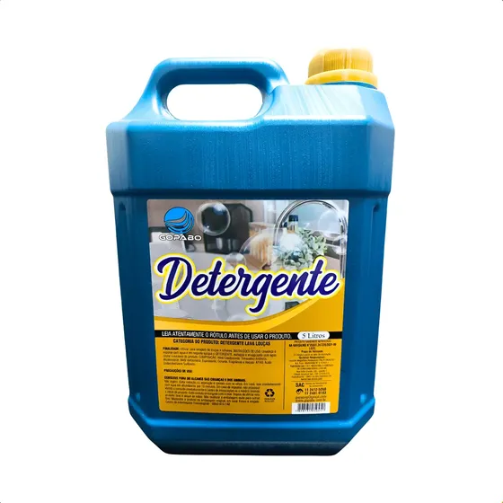 Detergente 5l Louças Limpa E Remove Gordura Ótimo Rendimento