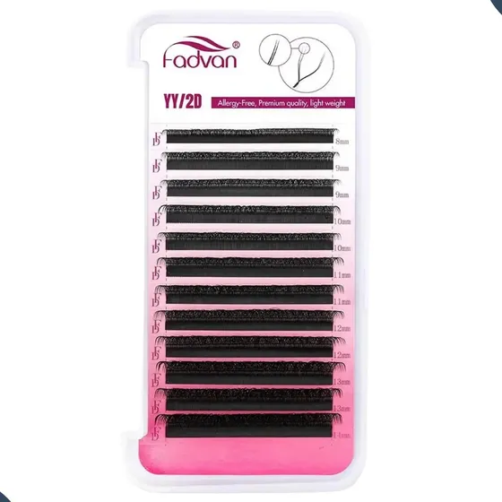 Cílios Fadvan Y Volume Brasileiro 0.07d Mix 8-14mm