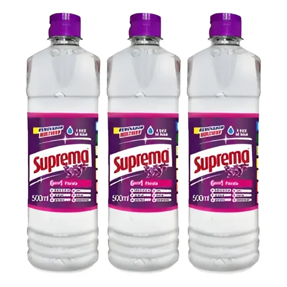 Kit Removedor Perfumado Suprema Florata 500ml - 03 Unidades