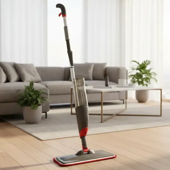 Mop Spray Reservatório Água Vassoura Esfregão Rodo Mágico