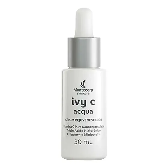 Rejuvenescedor Facial Mantecorp Skincare Ivy C Acqua 30ml Tipo de pele Todo tipo de pele