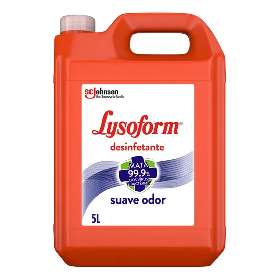Desinfetante 5L Lysoform Líquido Suave Odor Desinfetante Casa para Limpeza Pesada
