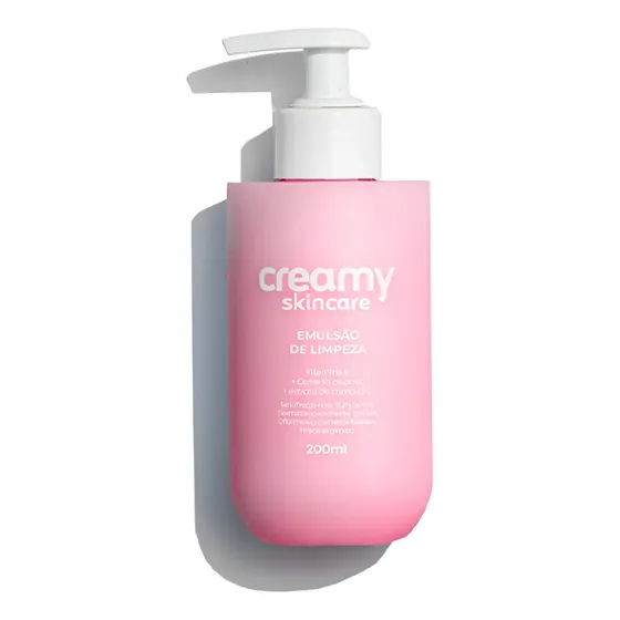 Emulsão De Limpeza Creamy Skincare Peles Secas 200ml