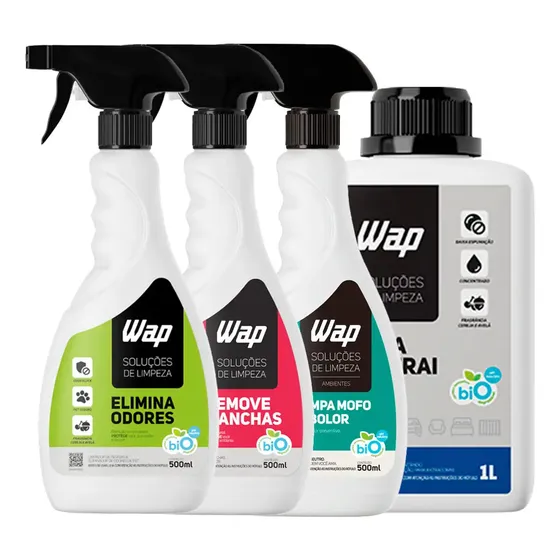 Kit Limpa Extrai Elimina Odor Remove Mancha Mofo Block Odor