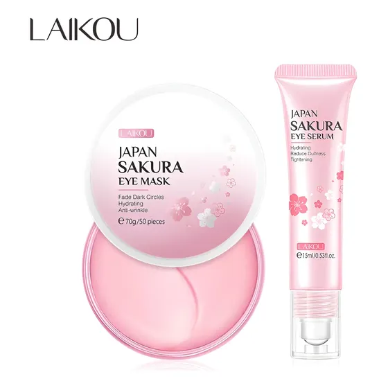 Fc Conjunto De Máscara De Olhos Laikou Sakura 2 Peças H