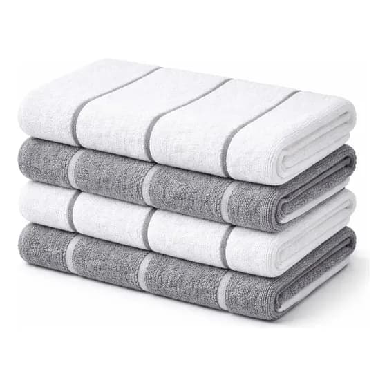 Pano Microfibra Celeste Mega Panão 80x50 cm 2 Unidades Branco/Cinza