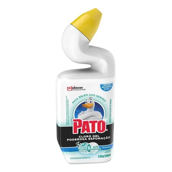 Limpador Sanitário Cloro Gel Marine Espuma Ativa 500ml Pato