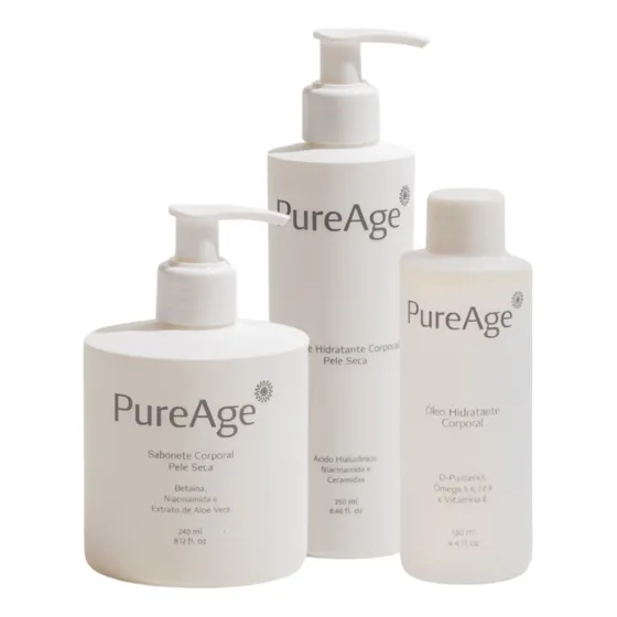 Kit Skincare Pureage Regeneração Pele Madura E Seca