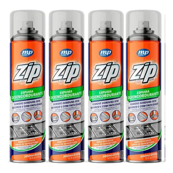 Kit 4espuma Desengordurante Remove Limpa Gordura Forno Fogão