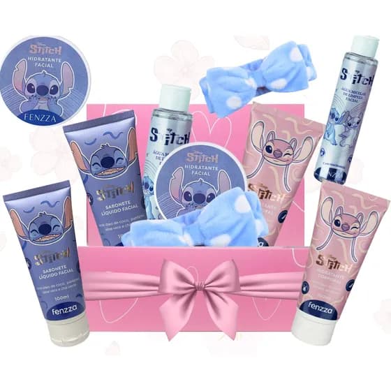 Kit Skincare Stitch Menina Adolescente Teen Caixa Presente