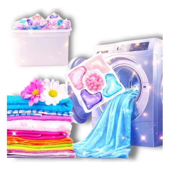 Sabao Em Capsulas Lava Roupas 5em1 Pods Limpeza Tira Manchas