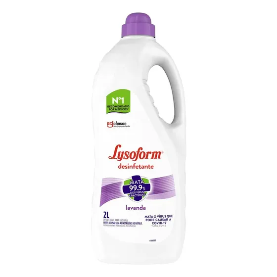 Desinfetante Líquido Lysoform Lavanda 2l