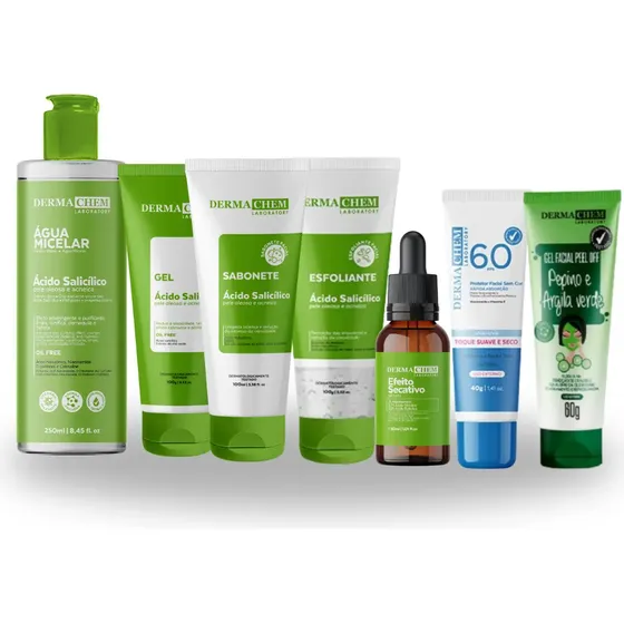 Skincare Anti Oleosidade/acne Ultra Avançado 7 Itens