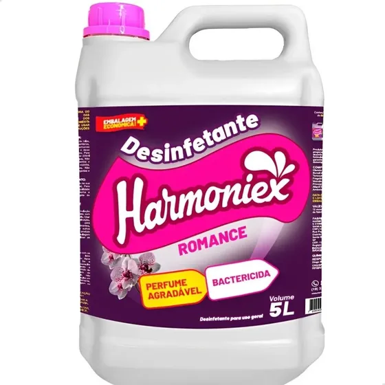 Desinfetante Bactericida Harmoniex Galão 5 Litros Atacado