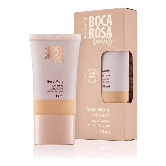 Base Mate Longa Duração Boca Rosa Beauty Payot 30mL Cor 05 - Adriana