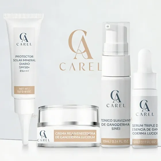 Kit De Viagem Radiante De Peptídeo Carel Para Férias E
