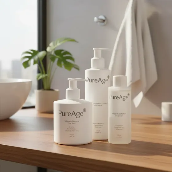 Kit Skincare Menopausa Pureage Pele Seca Ceramidas Q10