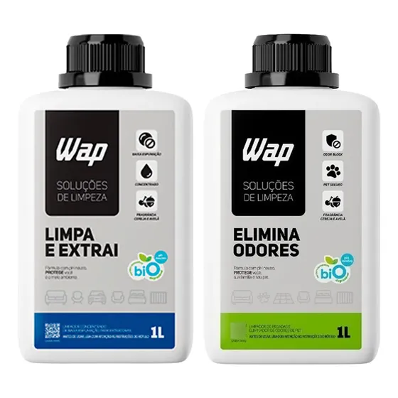 Kit Limpa Extrai Eliminador Odores Pet Tecidos Odor Block