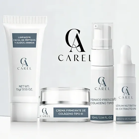 Carel Gel Peptídeo Reafirmante Conjunto De Viagem Para