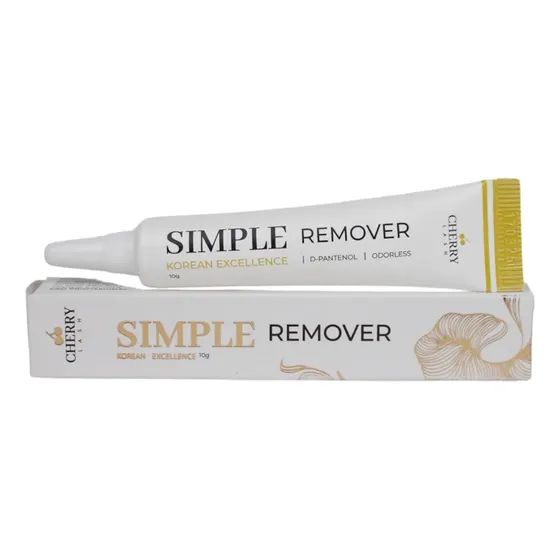 Removedor de Extensões de Cílios Cherry Lash Simple Remover 10g Sem Ardência