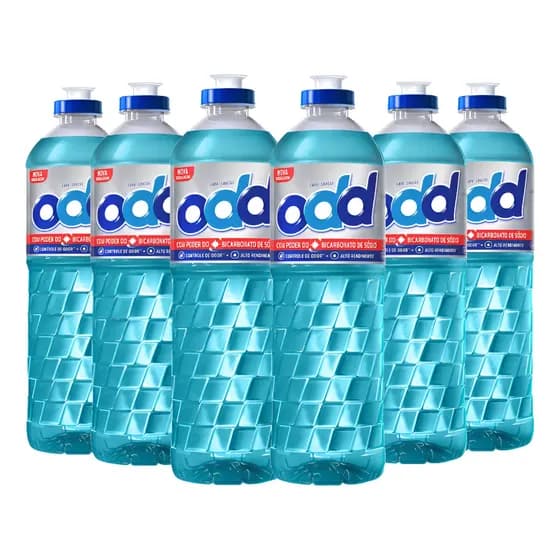 Kit 6 Unidades Detergente Odd Bicarbonato De Sódio