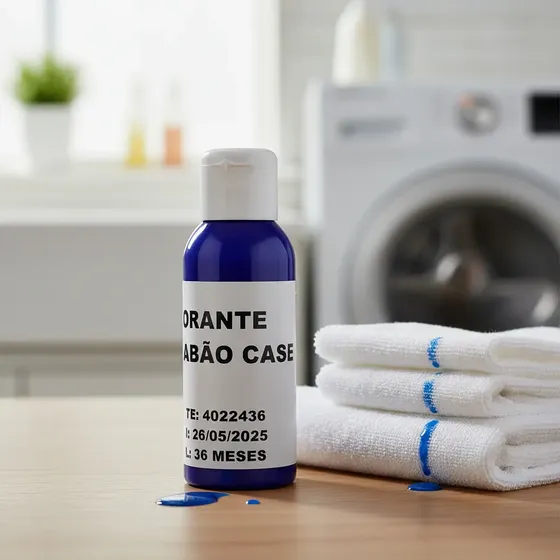 Corante P/sabão Amaciante Detergente Azul Turquesa