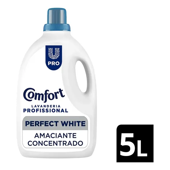 Amaciante concentrado Comfort Profissional Perfect White 5L Unilever