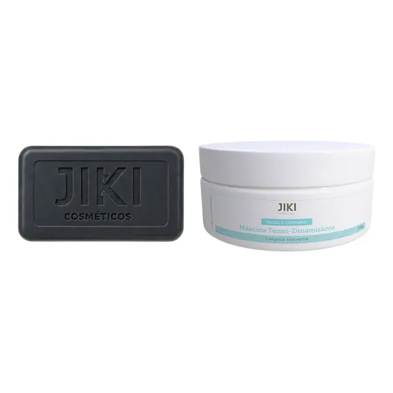 Kit Skincare Sabonete 10g + Máscara Dinamizante 100g Jiki