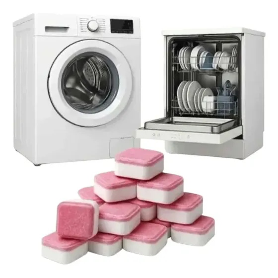 Kit 30 Pastilha Tablete Limpeza Maquina Lavar E Louça