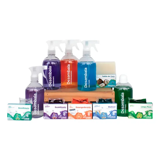 Kit Essenciais De Limpeza Doméstica Desembala