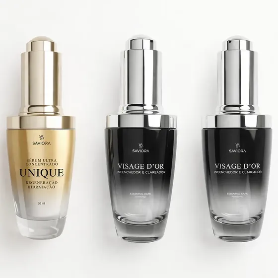 Kit 3 Un Clareia Melasma Rejuvenesce Preenchedor Anti-idade