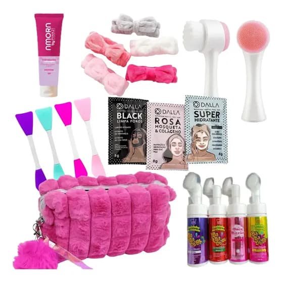 Kit Skincare Completo Adolescentes Teen Limpeza Pele Make