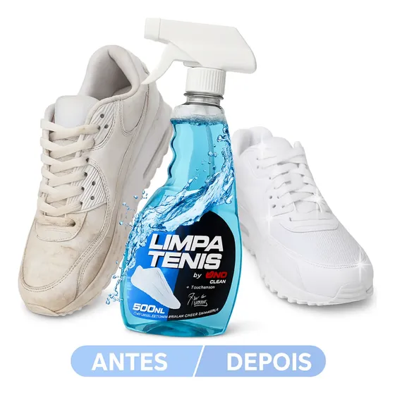 Spray Limpa Tênis Sapato 500ml Remove Manchas Sujeira Pesada