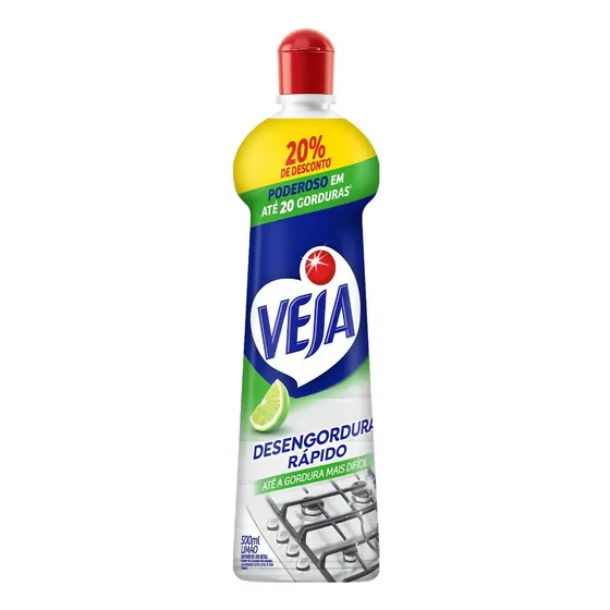 Limpador Veja Desengordura Rápido Limão 500ml