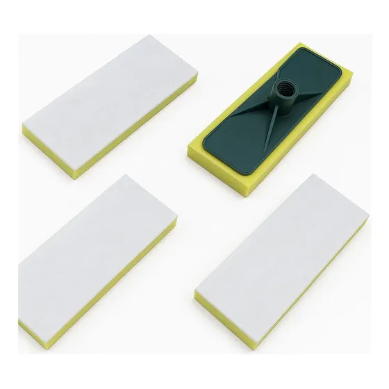 3 Rodo Esfregão Reforçado Esponja Limpeza Vidro Porcelanato