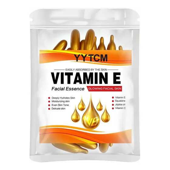 Yytcm Cápsulas Essência Facial Vitamina E 0,4ml 30 Todo Tipo De Pele Dia/noite