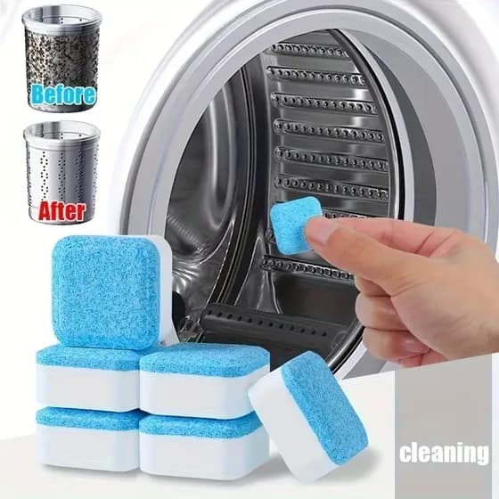 Pastilhas Limpadoras Para Máquina De Lavar 12 Unid