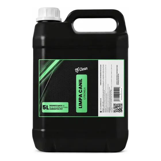 Limpa Canil 5 Lt Tira Cheiro De Xixi Cachorro Gato Citronela