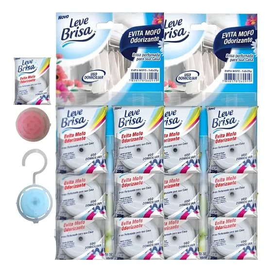 Kit 12 Evita Mofo Fungo Pastilha Perfumado Ambiente Gaveta