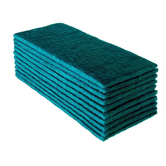 Fibra Limpeza Uso Geral 100mmx260mm Verde Com 10 Unidades